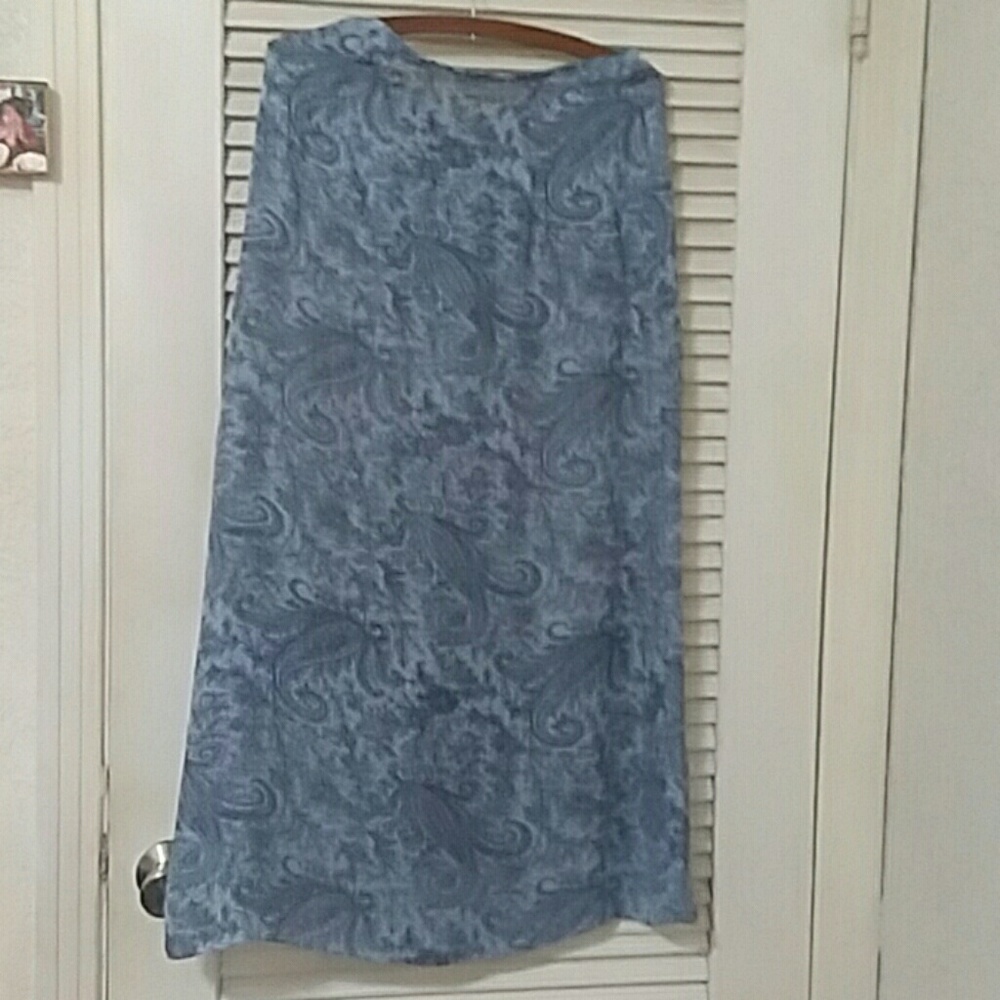 Silk Club 100% Silk Skirt